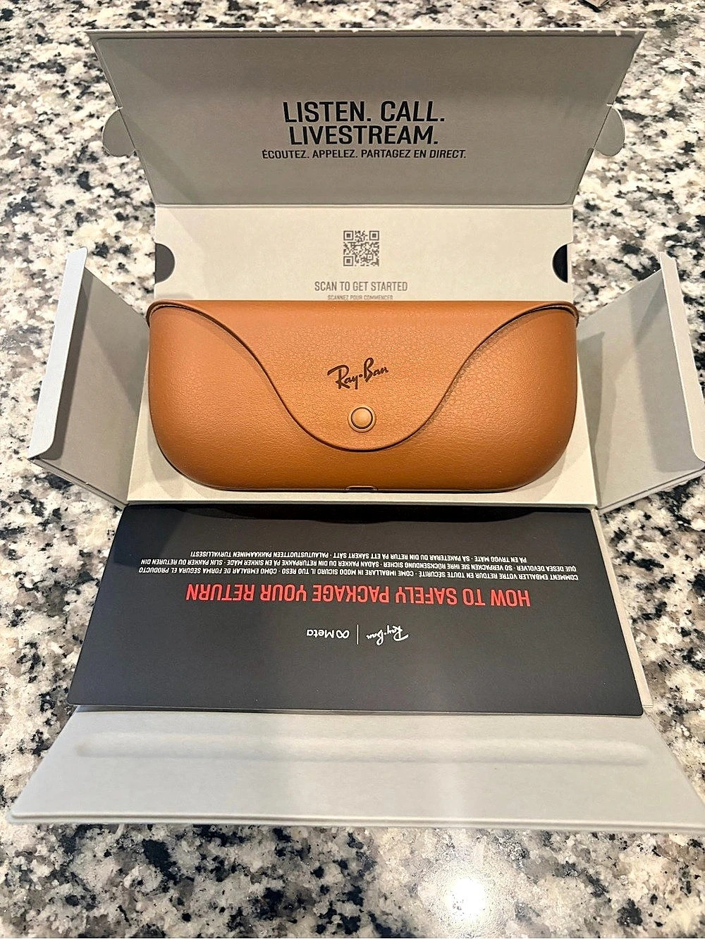 Ray-Ban Meta Wayfarer Smart Glasses RW4006 Meta RW4006 Brown & Black Smart